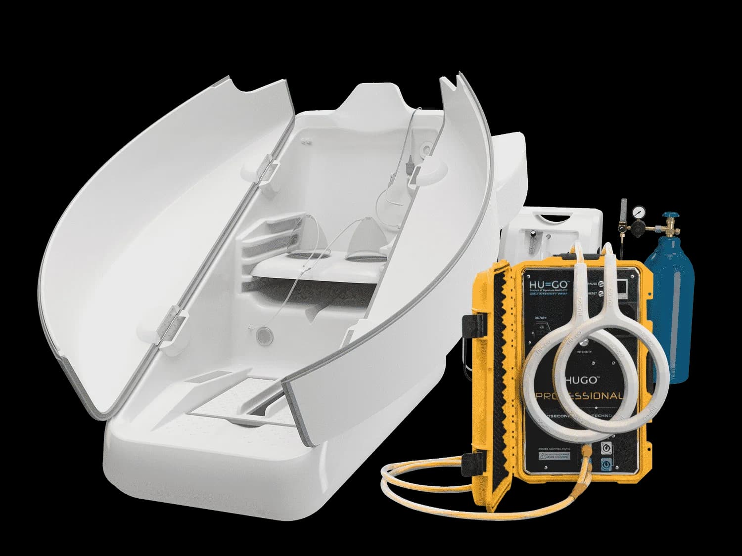 HOCATT chamber and HUGO PEMF system together